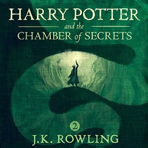 Audiobook Cover for "Harry Potter and the Chamber of Secrets" by J.K. Rowling